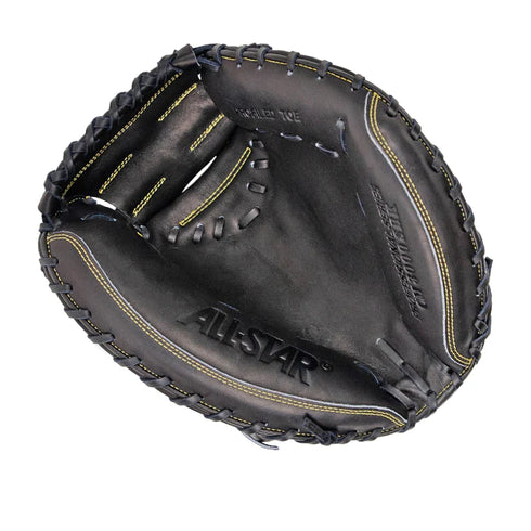 All-Star Pro-Elite Solid Black 35in Catcher's Glove || CM3000BK