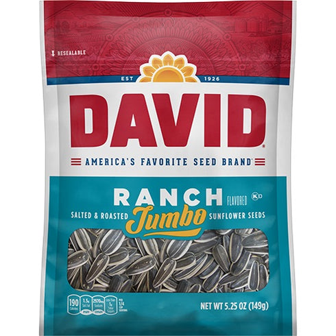 David Flavoured Sunflower Seeds Ranch - 5.25oz