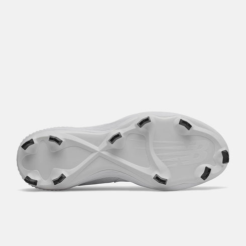 New Balance FuelCell 4040v6 2E Fit Moulded Cleats - White