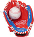 Rawlings 9in Red/Blue Youth Glove