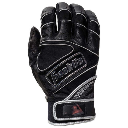 Franklin Powerstrap Chrome Adult Batting Gloves
