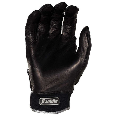 Franklin Powerstrap Chrome Adult Batting Gloves