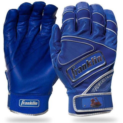 Franklin Powerstrap Chrome Adult Batting Gloves