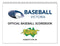 Baseball Victoria Official 9 Batter Score Book