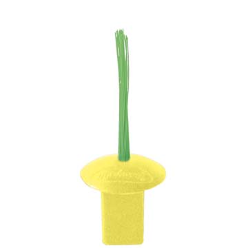 Yellow Base Plug with Green Indicator