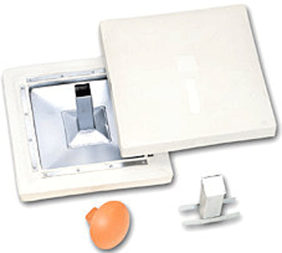 X-Plate White Base with Fixed Metal Stem (Hollywood Style)