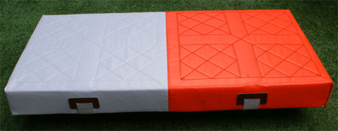 X-Plate FOAM White and Orange Safety Base 30in x 15in x 3in
