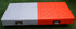 X-Plate FOAM White and Orange Safety Base 30in x 15in x 3in