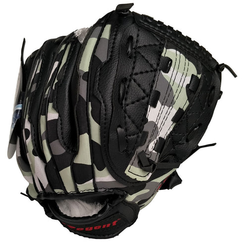 Regent T100 9.5in Black Camo Youth Glove w/ Foam ball