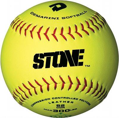 DeMarini Stone ASA 12in Slowpitch Softballs || 6 PACK