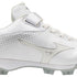 Mizuno LightRevo Junior TPU Moulded Cleats - White/White
