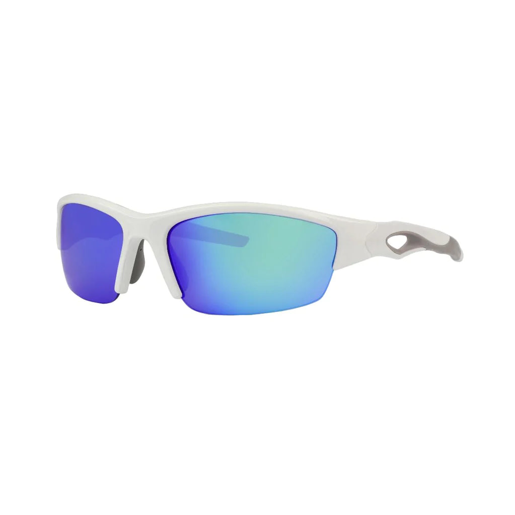 Rawlings 32 Sunglasses White/Grey with Blue Lenses Ausport SuperStore